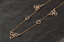 Load image into Gallery viewer, Triquetra Line of Life Necklace
