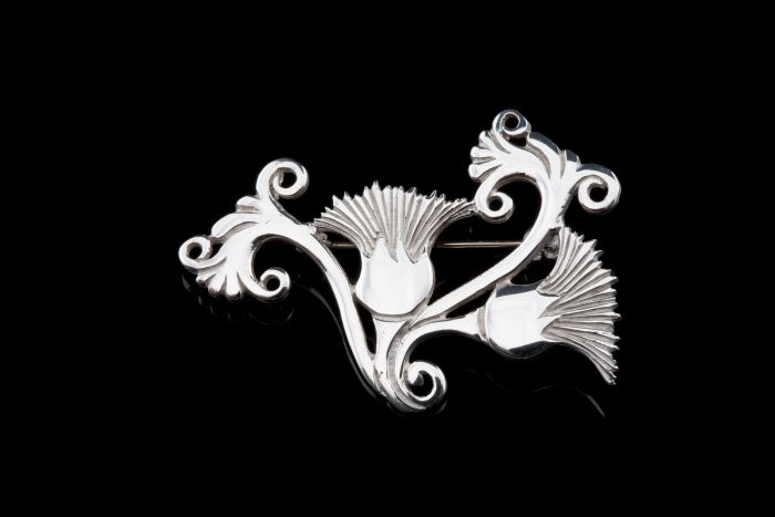 Scottish Thistle Brooch – Shetland Jewellery