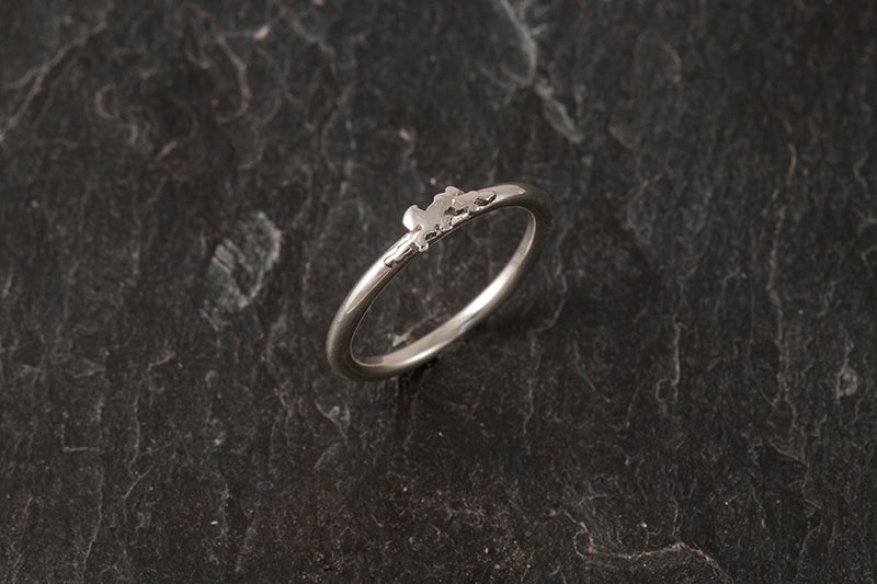 Heart of Shetland Stacking Rings - Map Ring – Shetland Jewellery