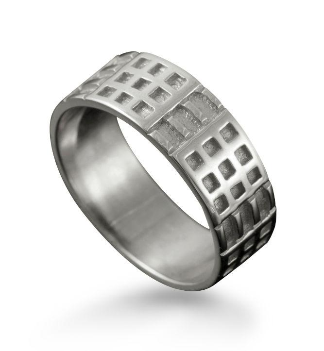 Charles Rennie Mackintosh ring in Silver – Shetland Jewellery